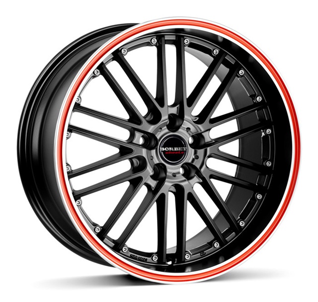 Диски Borbet CW2 Black Red Line